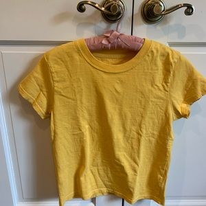 BDG yellow t shirt size S